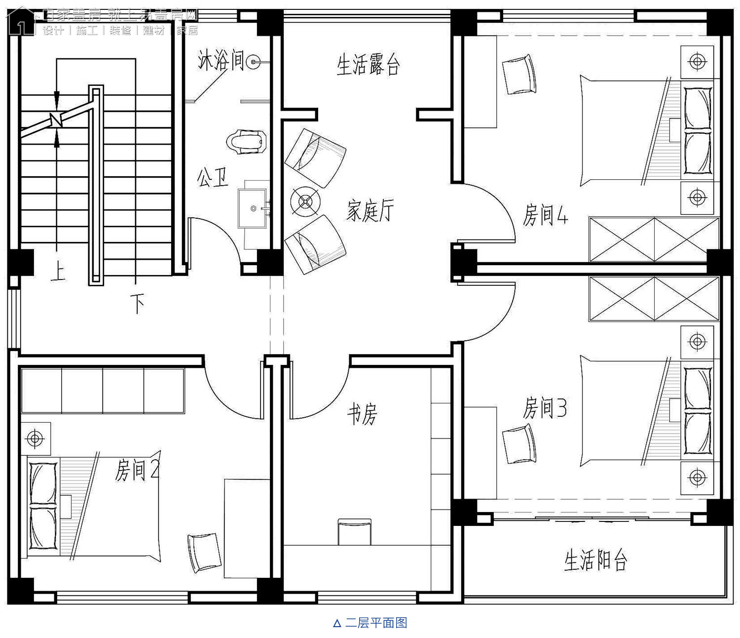 湖北武漢李家別墅室內(nèi)裝修