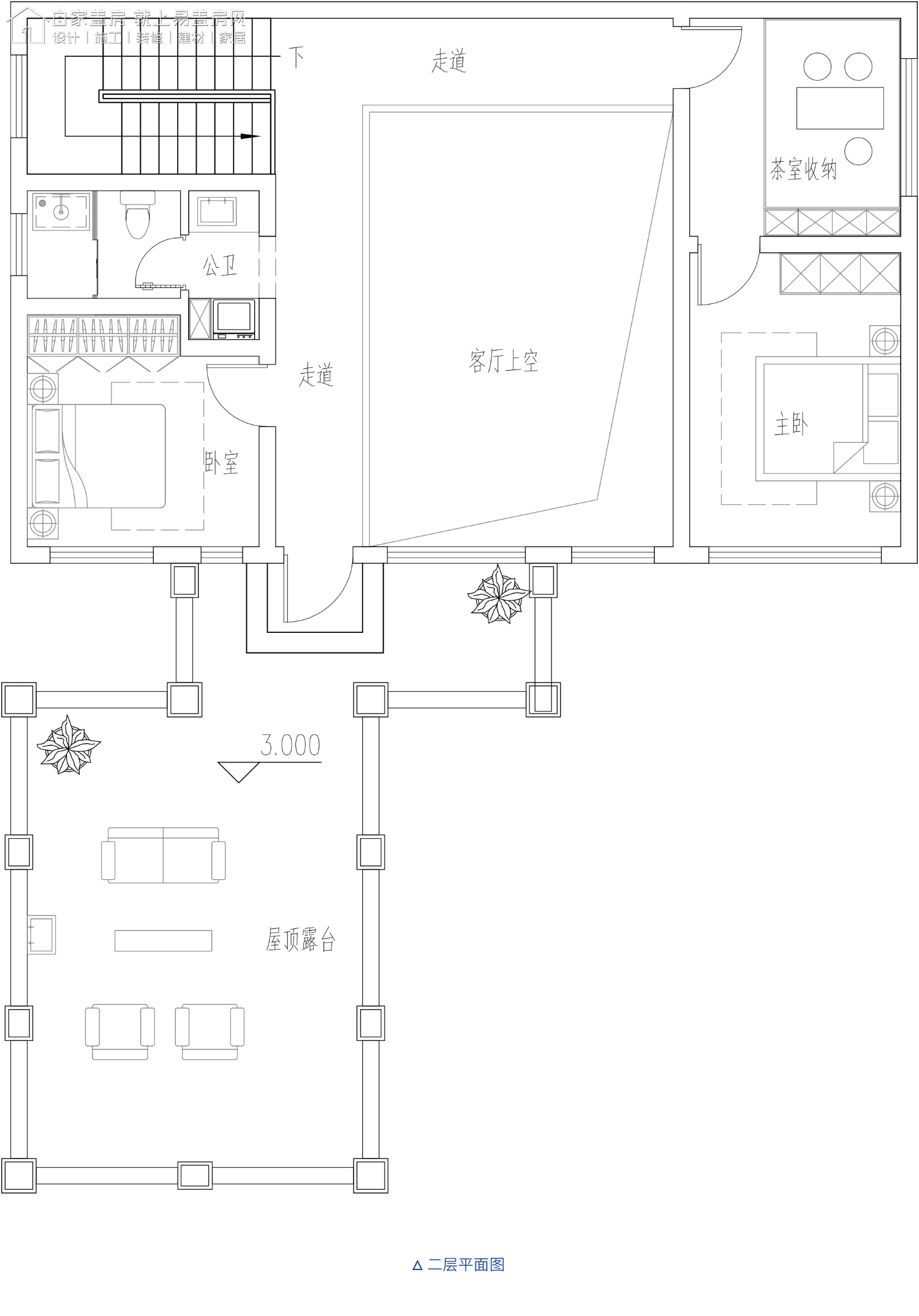 河南商丘李家別墅室內裝修