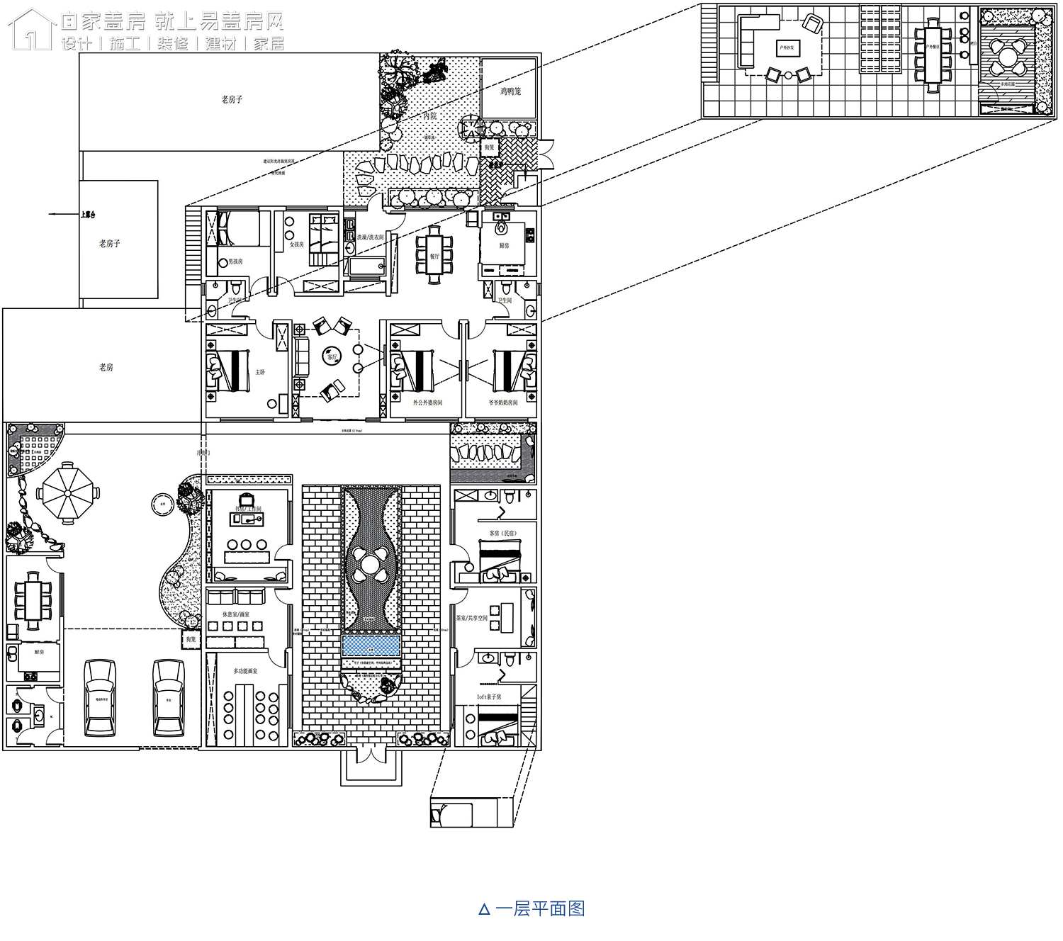北京通州黃家別墅室內(nèi)裝修