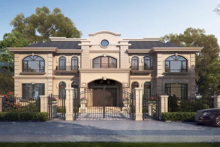 安徽安庆卢家法式别墅_别墅图纸设计 - 图纸中心 - 易盖房