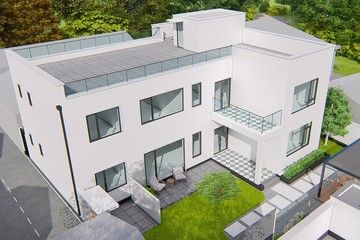 北京順義金家二層現代自建房別墅