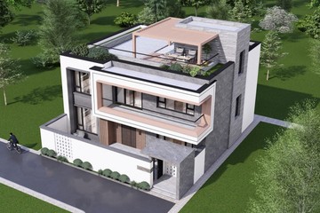 北京昌平韋家二層現(xiàn)代自建別墅設(shè)計(jì)