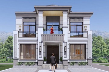 北京怀柔杨家二层新中式自建别墅