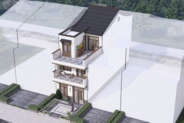 安徽阜阳刘家三层新中式自建别墅
