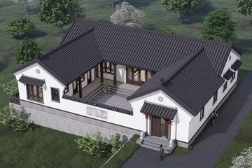 北京房山刘家一层中式三合院