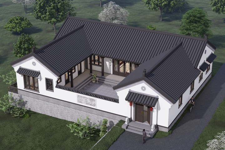 北京房山劉家一層中式三合院