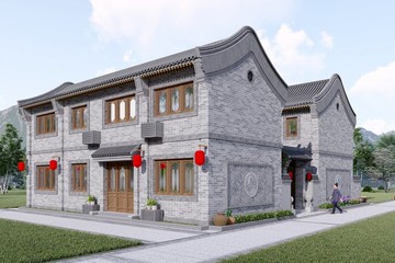 北京密云張家二層中式三合院