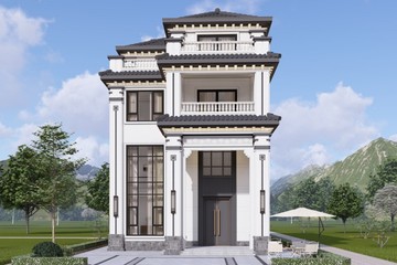 廣東廣州李家四層歐式別墅
