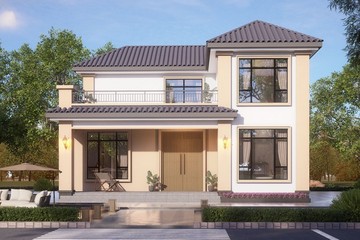 貴州遵義楊家二層新中式自建別墅